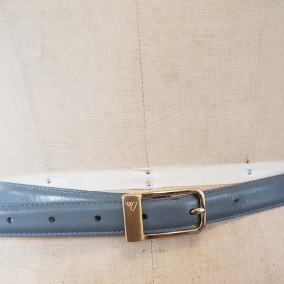 Liz Claiborne Vintage Leather Semi Aniline Belt - Picture 3 of 5